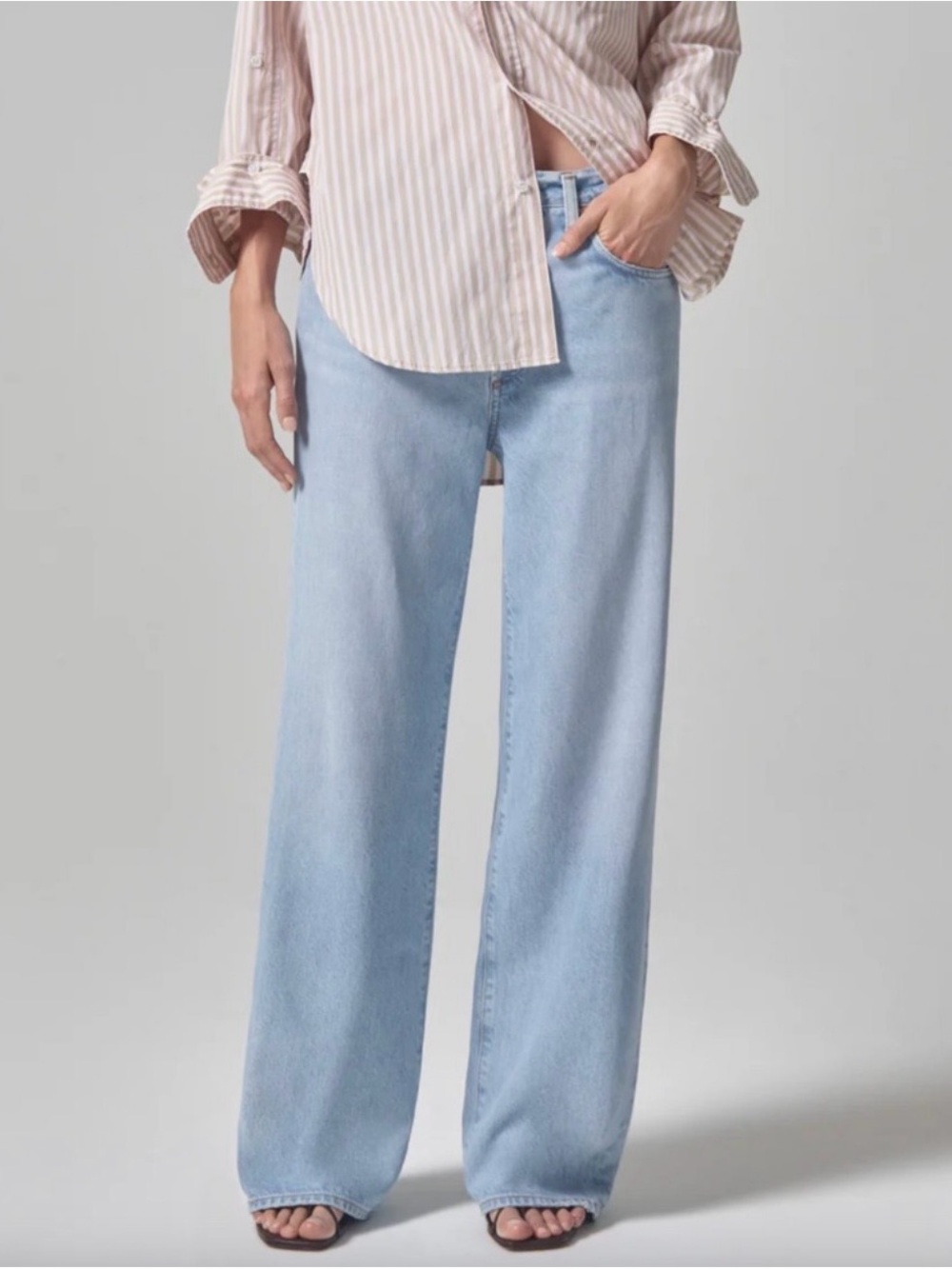 NWT Citizens Of Humanity Annina Wide Leg Trouser Jean in Alemayde